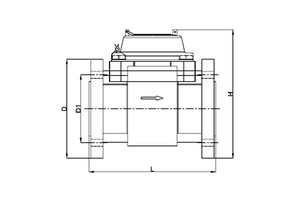 kvs-1w-t-teknik Woltman Tip Tarımsal Su Sayacı Klepsan