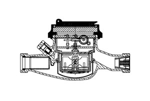 kvs-8y-teknik Yaş Tip Çok Hüzmeli Soğuk Su Sayacı KVS 8Y 3/4' Klepsan